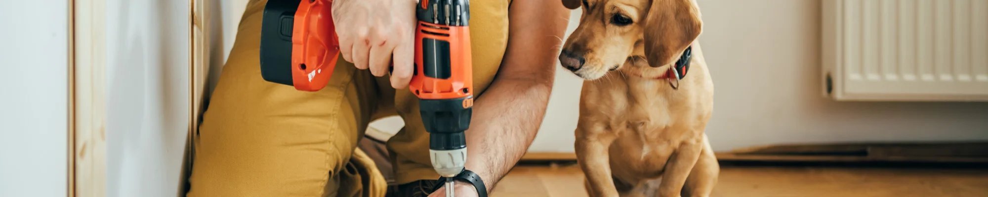 Pet friendly hardwood flooring installation in Cary, NC