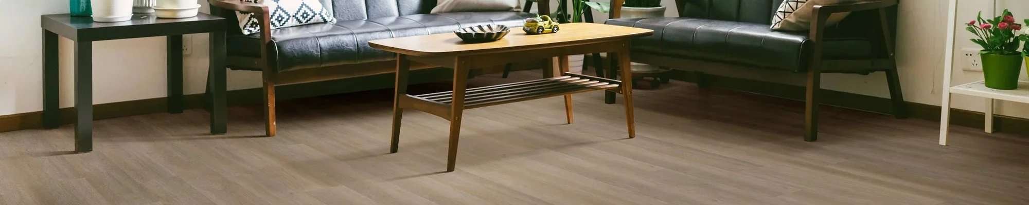 Wood flooring installation in a stylish home by The Flooring Professionals