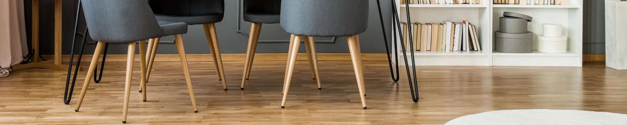 Wood Flooring in a stylish Cary, NC home