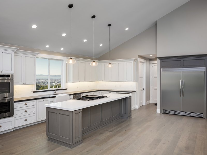 Bright and modern kitchen with LVP flooring
