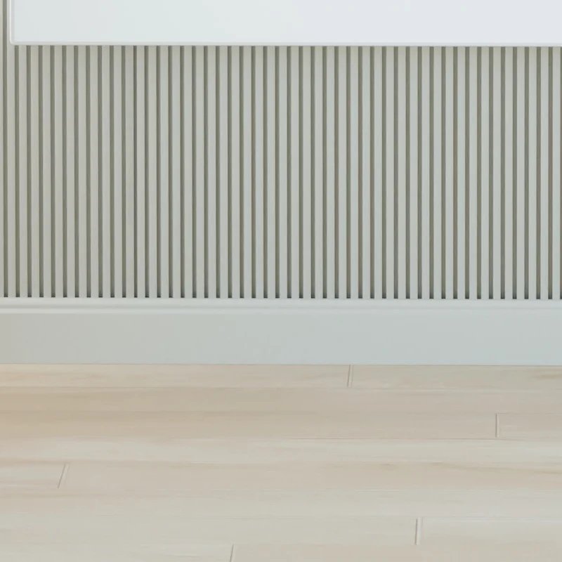 New baseboards in a bright room in Cary, NC